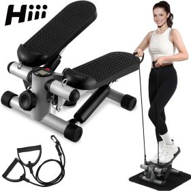 1pc,hiii,Steppers For Exercise At Home, Mini Stair Stepper 330 Lb Capacity, Workout Stepper Machine For Exercise, Mini Stepper With Resistance Bands