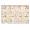 Cute Short Kitchen Curtain Rod Pocket Cafe Curtain Living Room Bedroom Window Drapes, 55x24 inch