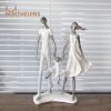 NORTHEUINS Resin Family Statues Nordic Creative Abstract Figurines for Interior Home Living Room Desktop Decoration Accessories