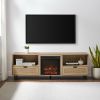 Coastal Rattan-Door TV Stand for TVs up to 10015' ‚Äì Coastal Oak