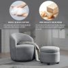 [Video] Welike Swivel barrel chair, living room swivel chair with round storage chair, 360 ¬∞ swivel club chair, nursery, bedroom, office, hotel with