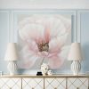 Hand Painted Oil Painting Pink flower Rosebush On Canvas Living Room Hallway Bedroom Luxurious Decorative Painting