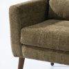 Modern Accent Chair Upholstered Foam Filled Living Room Chairs Comfy Reading Chair Mid Century Modern Chair with Chenille Fabric Lounge Arm Chairs Arm