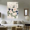 Hand Painted Oil Paintings Large Original Oil Painting White Flower Decor Abstract Wall Art Hand Paint Palette Knife Painting Heavy Textured Painting