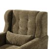 Modern Accent Chair Upholstered Foam Filled Living Room Chairs Comfy Reading Chair Mid Century Modern Chair with Chenille Fabric Lounge Arm Chairs Arm